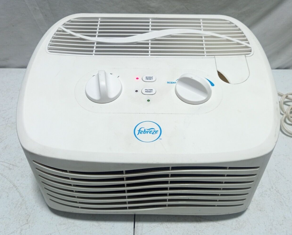 Febreze FHT170W HEPAType Air Purifier Small Room White Tabletop w