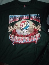 GRATEFUL DEAD-FARE THEE WELL XL T-SHIRT 2 SIDED / HAT / STICKERS  BONUS