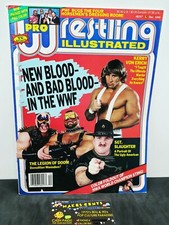 1990 PRO WRESTLING ILLUSTRATED DECEMBER KERRY VON ERICH ROAD WARRIORS CLEAN WWF