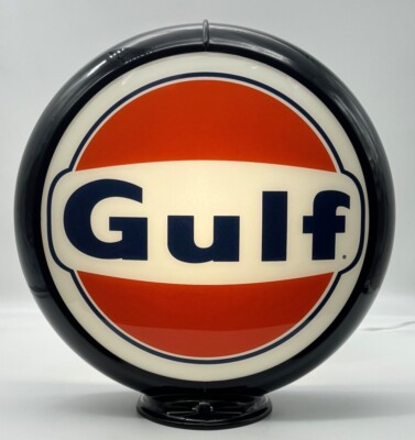 GULF ガスポンプライト グローブ vintage 希少 ガソリン USA GULF 