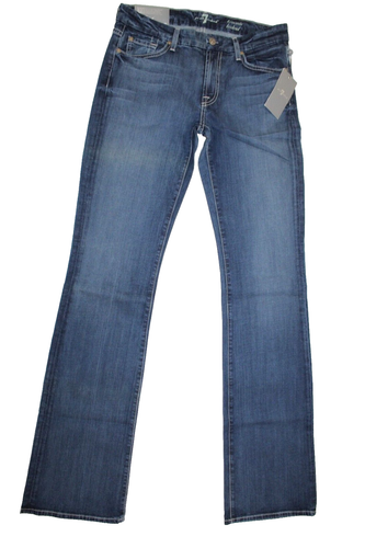 Neu mit Etikett 7 For All Mankind Kimmie Bootcut-Damenjeans DUNKELBLAU Slim Größe 29 " - Bild 7 von 7