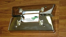 64-67 Chevelle Arm Rest Chrome Bases Pair Nova GTO 11 Inch Armrest Base IN STOCK
