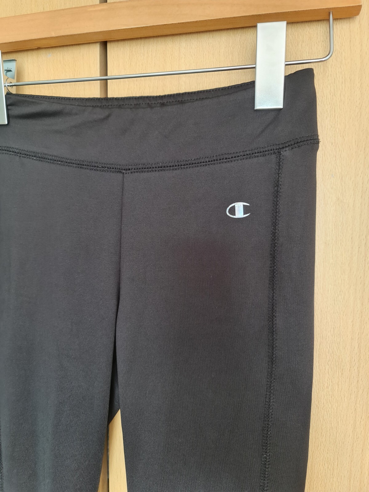 Champion performance size M exercise leggings bla… - image 2