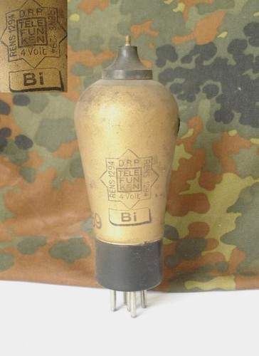 WWII ORIGINAL GERMAN WEHRMACHT RADIO TUBE TELEFUNKEN DRP - Picture 5 of 5