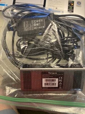 Targus DOCK120USZ/ 121 Model Docking Station W/adapter Up-USB & network cables