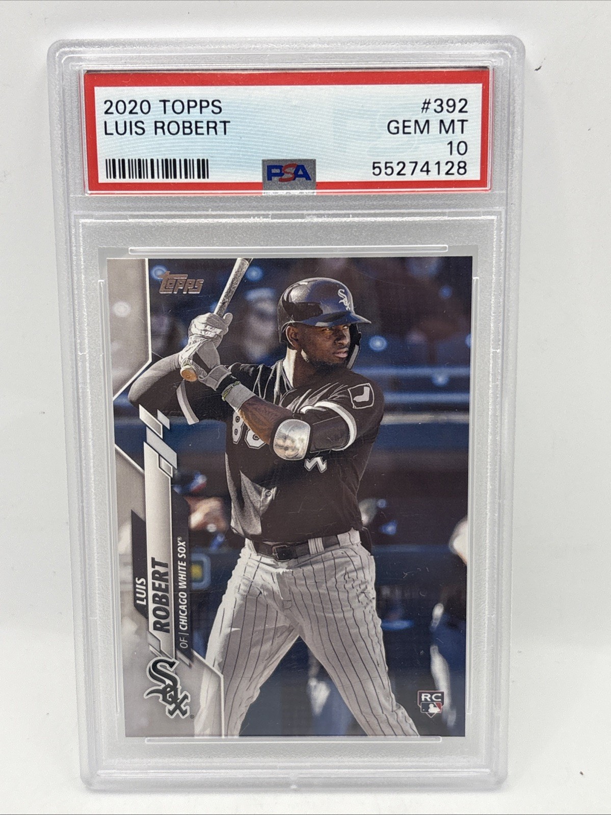 2020 Topps Luis Robert (RC), #392 , Rookie Card Gem Mint PSA 10 NEW YORK METS