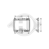 1X KüHler, MotorküHlung Diederichs 8660553 Passend FüR Toyota