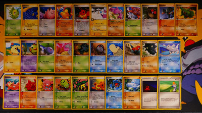 NM COMPLETE Pokemon EX UNSEEN FORCES 31-Card COMMON Non-Holo Set 2005 era/115