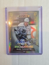 2021-22 Upper Deck Stature Auto Alex Turcotte RC /199 #104