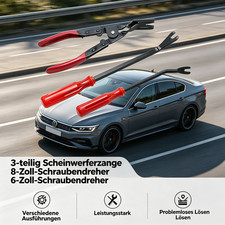 3 Stk Scheinwerfergeh&auml;usen Werkzeug Clip Zange l&ouml;sen L&ouml;sezange Spreiznieten