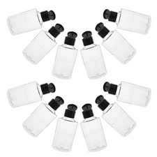  12 Pcs Small Squeeze Bottles Plastic Sample Body Wash Travel Cosmetic