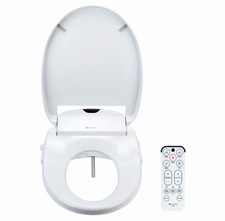 Brondell S1000-EW Swash 1000 Advanced Bidet Elongated Toilet Seat, White