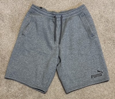 Puma Mens Size M Sweat Shorts Gray