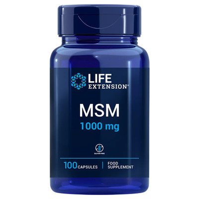 Life Extension MSM, EU 1000 mg, 100 Kapseln