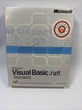 Microsoft Visual Basic .NET 2002 Retail  1 User/s - Full Version for Windows