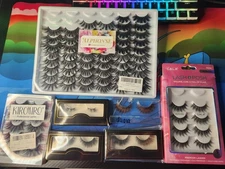 False Eyelash -XL Long Lashes Huge Mixed Lot!! US seller