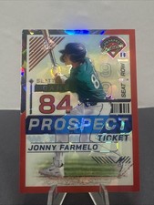 2024 Panini Prospect Edition - Jonny Farmelo #87 Red Ice Prizm (RC)
