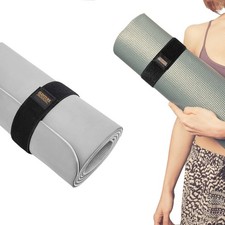 Adjustable Heavy-Duty Yoga Mat Strap - Elastic Bungee Wrap Organizer for Workou