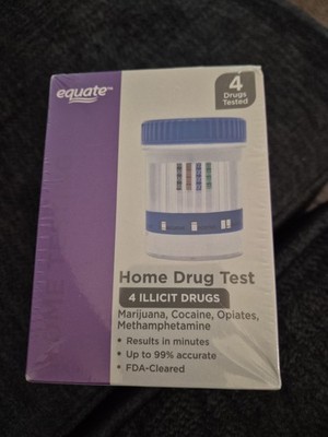 FDA Clear Equate 4 Multi Panel 99% Accurate Results Home Drug Test 0.4 lb