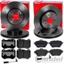 brembo BREMSSCHEIBEN + BEL&Auml;GE VORNE+HINTEN f&uuml;r MERCEDES E-KLASSE W213 S213 W238