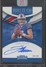 2018 Contenders Rookie Of The Year ROY #JA Josh Allen /49 RC Rookie Auto