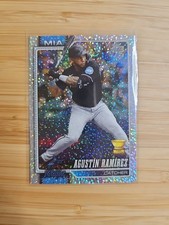 2026 Topps Series 1 #287 Agustin Ramirez Marlins Confetti Foil Celebration
