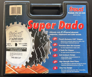Freud SD 508 Super Stacked Dado Carbide Tip Saw Blade Kit Great Shape!