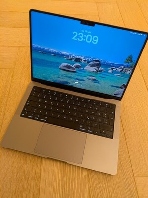 Apple MacBook Pro 14 Zoll (512GB SSD, M1 Pro, 16GB) Laptop - Space Grau -...