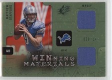 2009 SPx Winning Materials Dual Green 20/149 Matthew Stafford #W-ST 0n1l