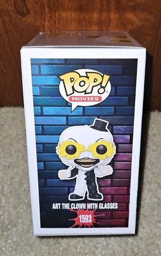 Funko Pop! Terrifier Art the Clown With Glasses #1593 with Protector - 第 4/6 張圖片