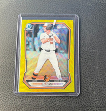 2026 Bowman Chrome Ike Irish Yellow Wave Refractor 08/75