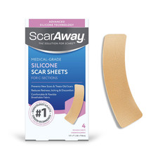 Advanced Silicone Scar Sheets for C-Section, Reusable Strips (1.5” X 7”) for Hyp