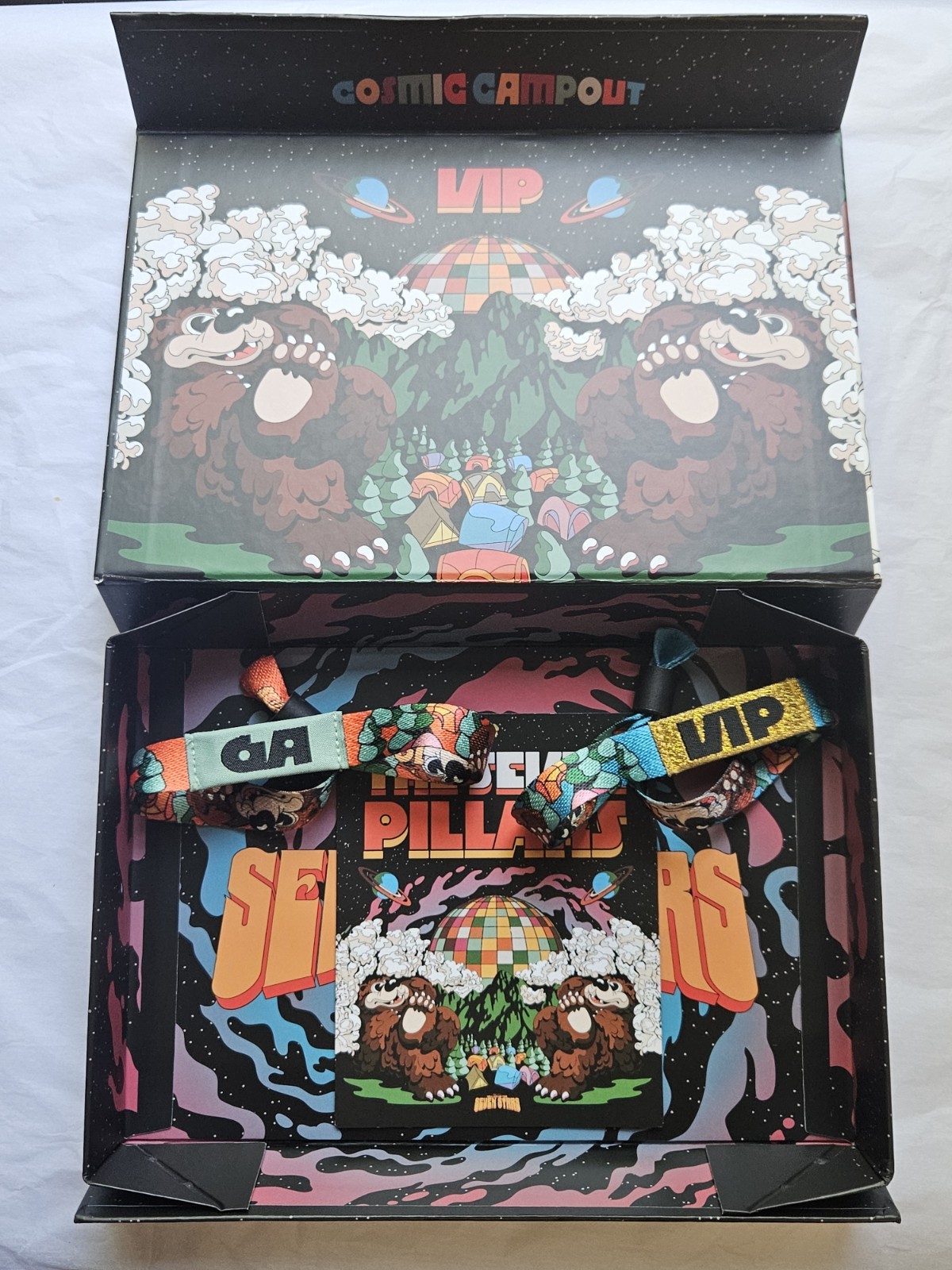 Valley of The Seven Stars Cosmic Campout Festival VIP BOX & 2 Bracelet GRIZ 2025