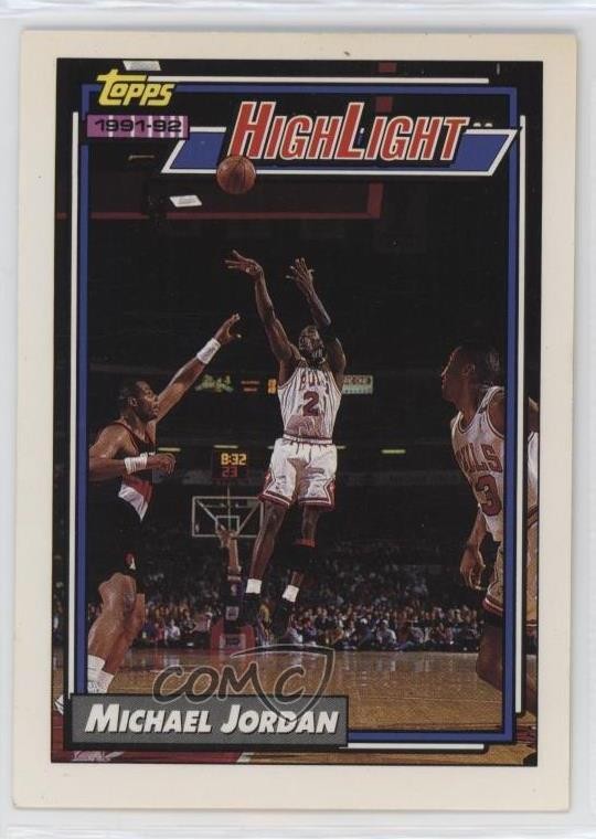 1992-93 Topps Highlights Michael Jordan #3 HOF