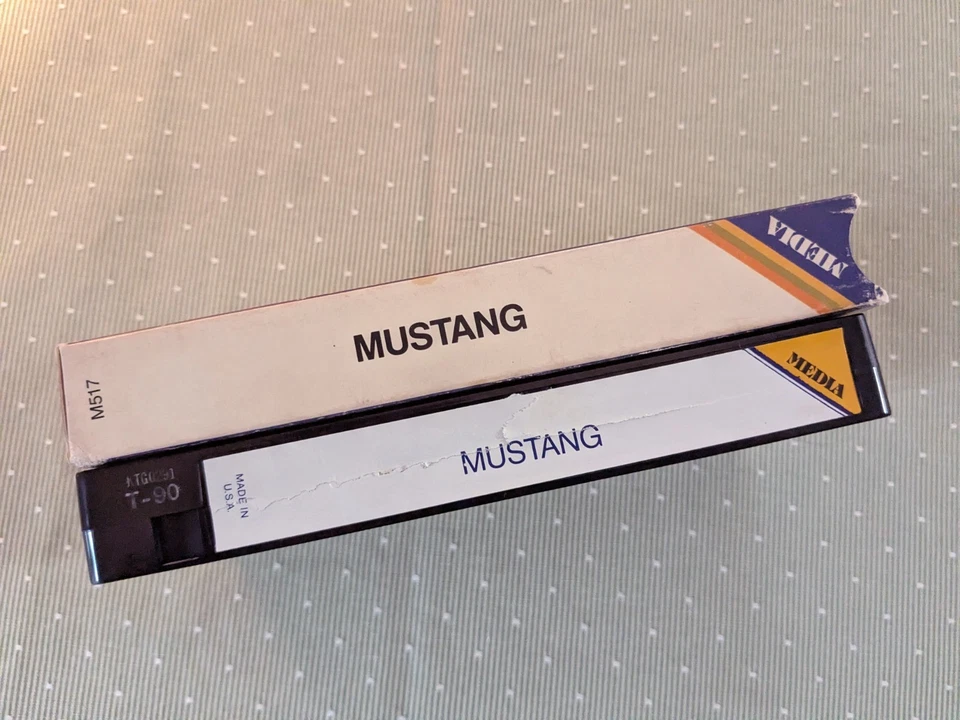 Mustang the House That Joe Built (1977) vintage VHS Media Home Entertainment - Image 4 of 4