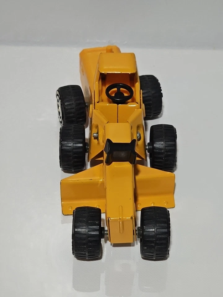1979 Buddy L Pressed Steel Toy Road Grader Yellow Vintage - Construction - Image 2 of 4