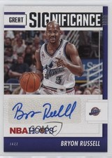 2021-22 Panini NBA Hoops Great SIGnificance Bryon Russell #GS-BRS Auto 0n17