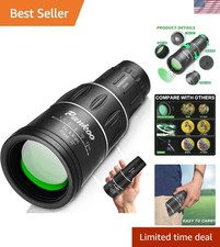 16X52 Monocular Telescope High Powered for Adults, 2023 Power Prism Compact M...