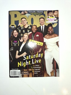People Magazine February 10th 2025 ~ Secrets of Saturday Night Live ~ Menendez 