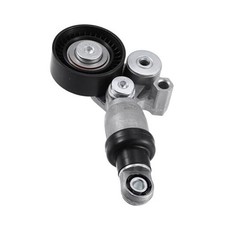 Car Belt Tensioner Pulley Assembly For Mazda 3 2004-2018 Metal Black 1 Pcs