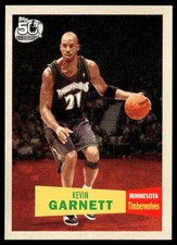 2007-08 Topps 1957-58 Variations Kevin Garnett Minnesota Timberwolves #20