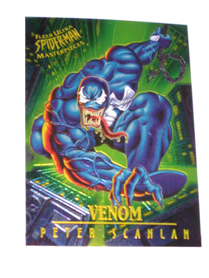 1995 Fleer ULTRA Spider-Man INSERT MASTERPIECES 9 Card Set VENOM