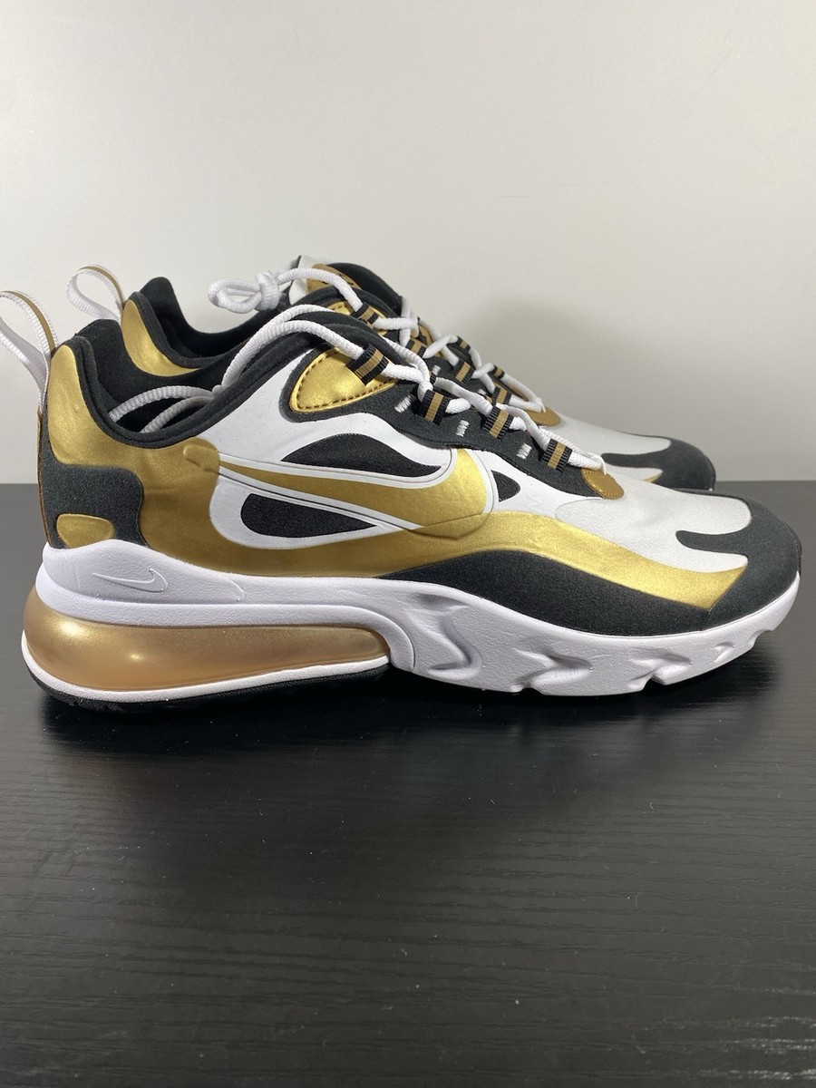 nike air max 270 react black and gold