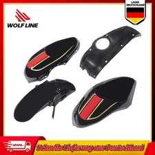 Kit carene carrozzeria per Yamaha XSR 900 2016-2021 2017 plastica ABS nero rosso