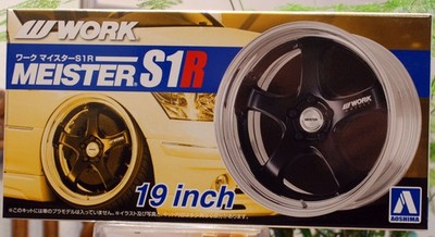 Aoshima 052457 Work Meister S1R 19'' inkl. Reifen 1:24 # 06