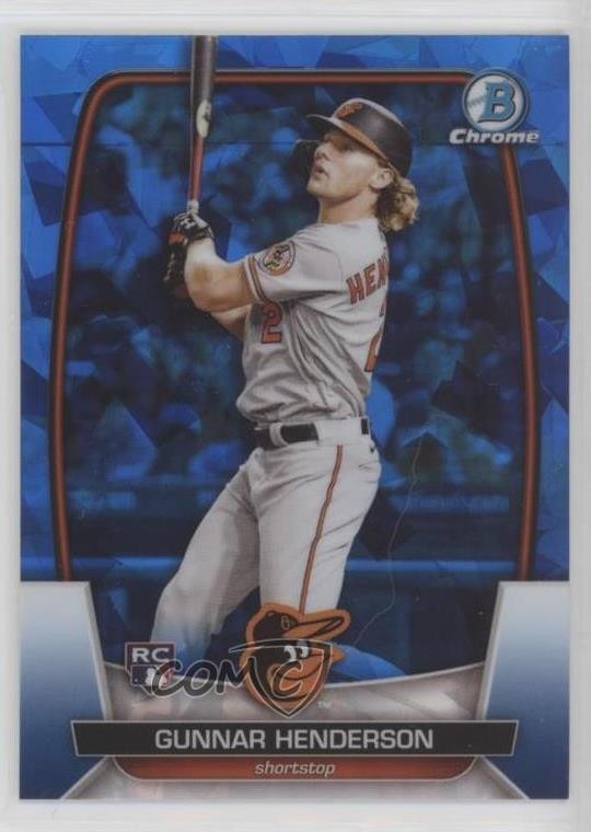 2023 Bowman Chrome Sapphire Edition Gunnar Henderson #10 10yf