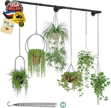 Plant Hanger Indoor with 6 Hanging Chains Hanging Planters for Indoor Plants Han