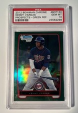 2012 Bowman Chrome Prospects Kennys Vargas #BCP150 Green Refractor PSA 10 (B18)