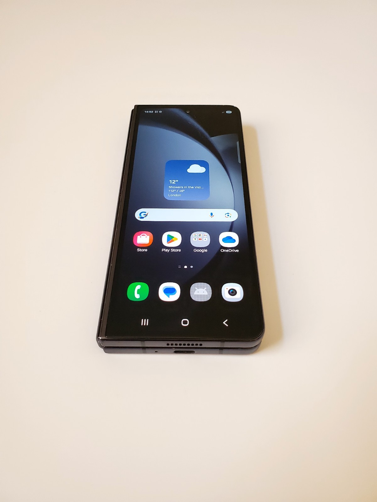 Samsung Galaxy Z Fold 5 Black 256GB Unlocked - Outer good, inner faulty! - G620