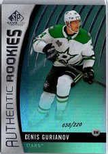 2017-18 SP Game Used - Authentic Rookies Denis Gurianov #162 Rainbow /220 (RC)